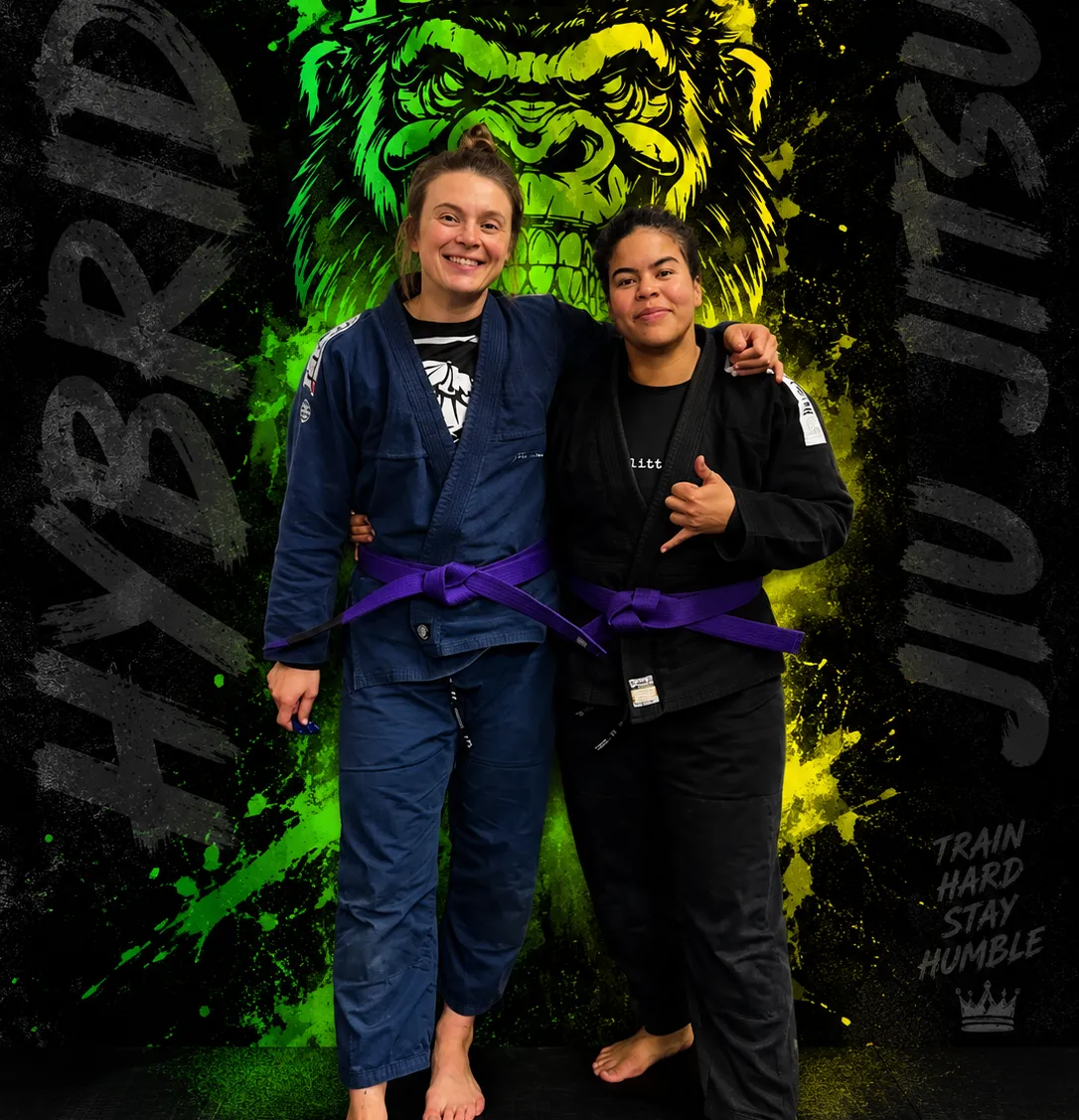 BJJ ladies coaches Lauren and Tandi