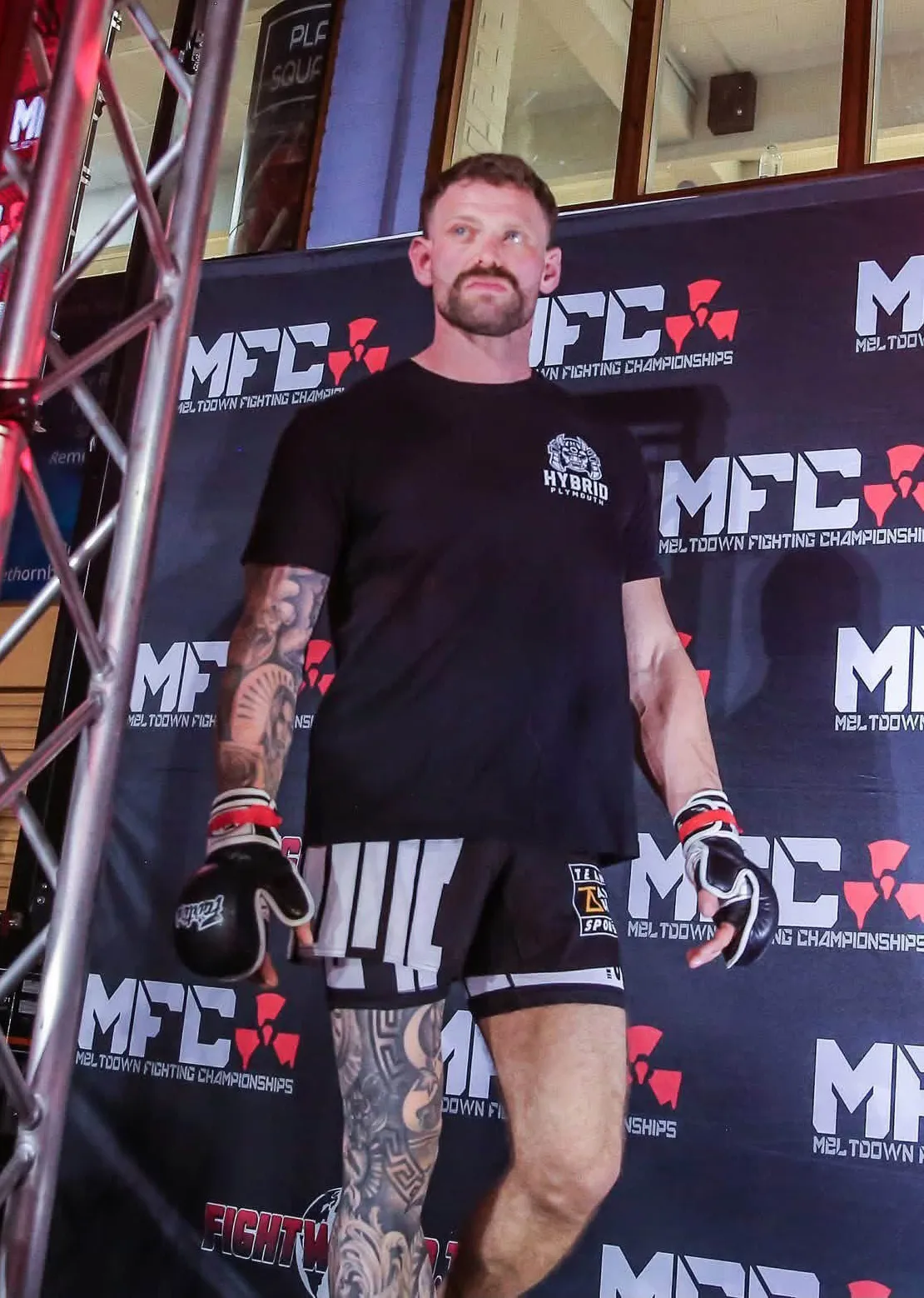 MMA Fighter Sam walk out